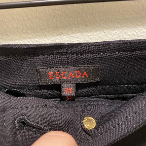 Escada Black Mini Pencil Skirt - Picture 8 of 8